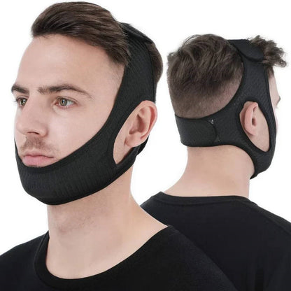 Adjustable Anti Snoring Chin Strap for Quiet Nights and Restful Sleep