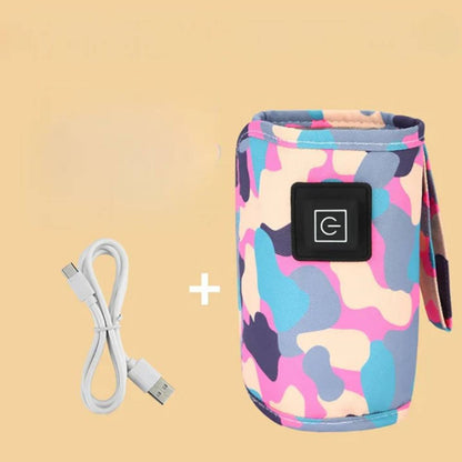 Portable Baby Bottle Warmer with Temperature Display