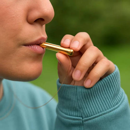 Breathing Trainer and Relaxation Whistle for Calming and Stress Relief