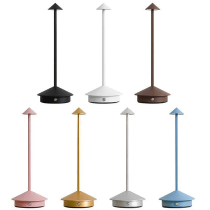 LED Table Lamp with Touch Control, Dimmable and Rechargeable Modern Design