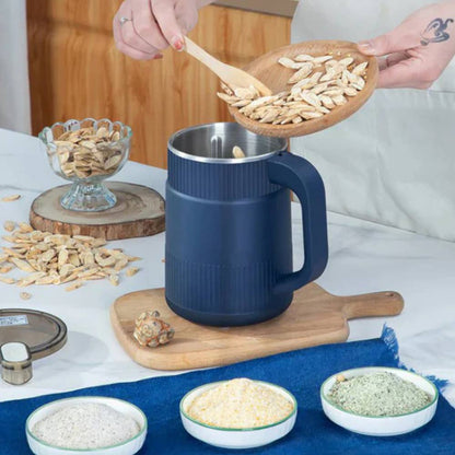 Electric Whole Grain Mill Compact Grain Grinder for Fresh Flour and Cereals