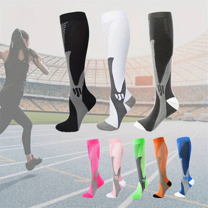 Womens Compression Socks for Running and Sports, Breathable Support and Recovery