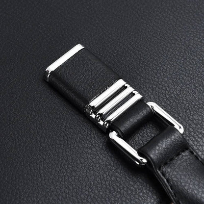 Leather Laptop Bag for Men with Adjustable Shoulder Strap, Spacious and Stylish for 14 to 15 Inch Laptops