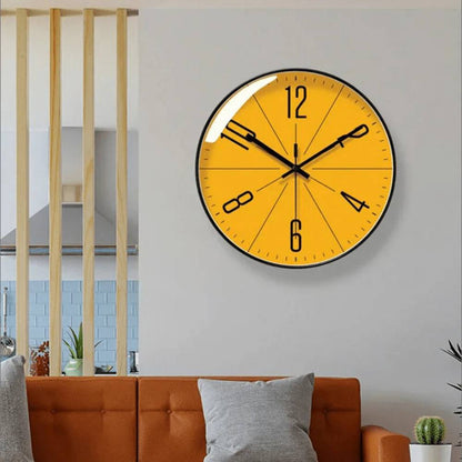 Minimalist Wall Clock, Silent Quartz Design for Modern Interiors