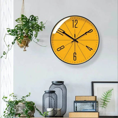 Minimalist Wall Clock, Silent Quartz Design for Modern Interiors