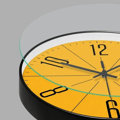 Minimalist Wall Clock, Silent Quartz Design for Modern Interiors