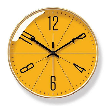 Minimalist Wall Clock, Silent Quartz Design for Modern Interiors