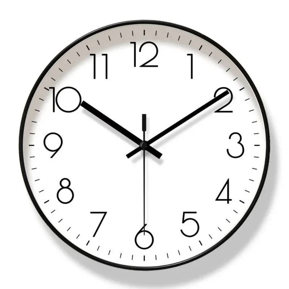 Minimalist Wall Clock, Silent Quartz Design for Modern Interiors