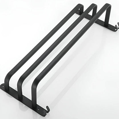 Aluminum Wall Mounted Towel Rack, Space Saving 3-Layer Design