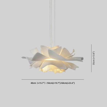 Flower Shaped Pendant Light, Dimmable Indoor Lighting for Living Room and Bedroom