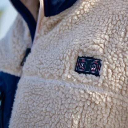 Heated Fleece Vest with Adjustable Heating Panels