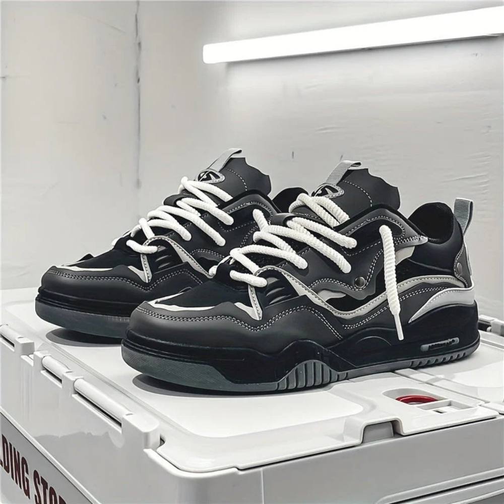 Mens Chunky Sneakers, Thick Sole Sporty Casual Shoes