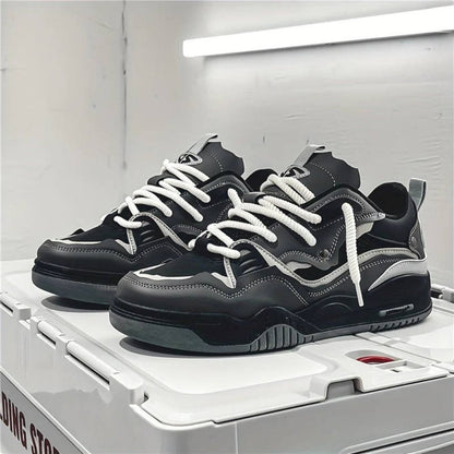 Mens Chunky Sneakers, Thick Sole Sporty Casual Shoes