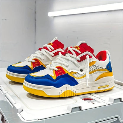 Mens Chunky Sneakers, Thick Sole Sporty Casual Shoes