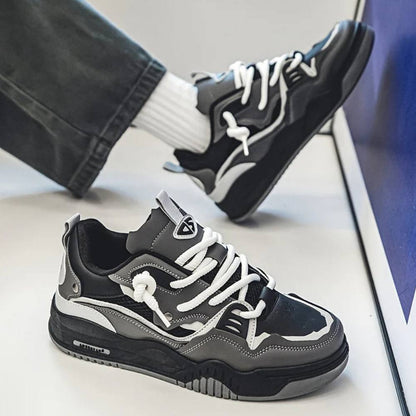 Mens Chunky Sneakers, Thick Sole Sporty Casual Shoes