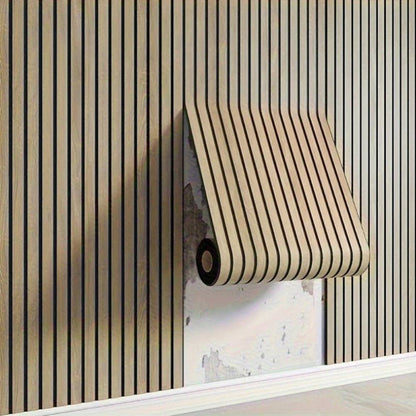 Self-Adhesive 3D PVC Wall Panels with Wood Look and Texture