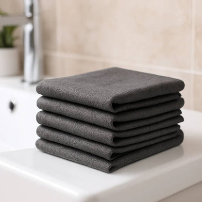 Ultra-absorbent microfiber cloth, Anti-streak and anti-limescale