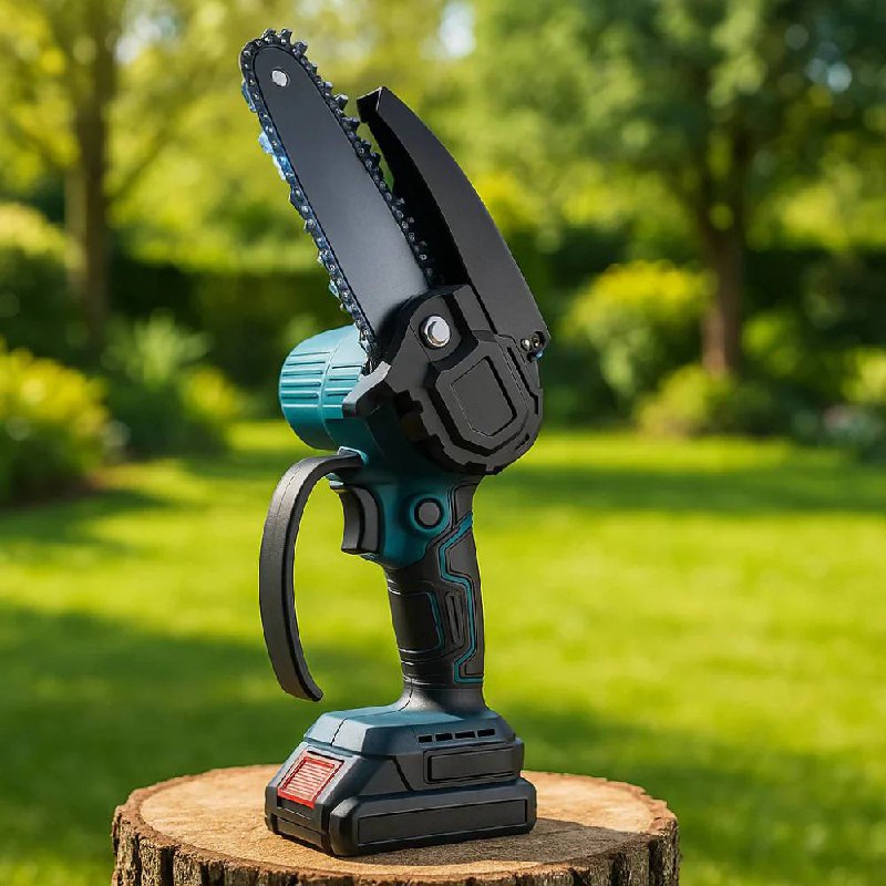 Electric Portable Chainsaw, Fast and Precise Cutting