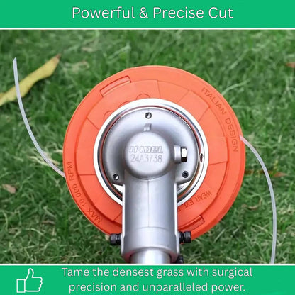 Brush Cutter Head, Ultra-Resistant Steel Blade for Clean and Fast Cutting