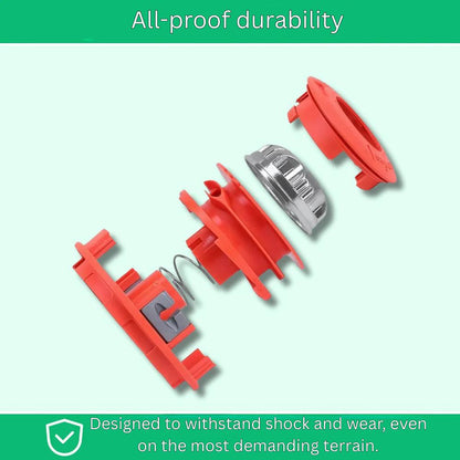 Brush Cutter Head, Ultra-Resistant Steel Blade for Clean and Fast Cutting
