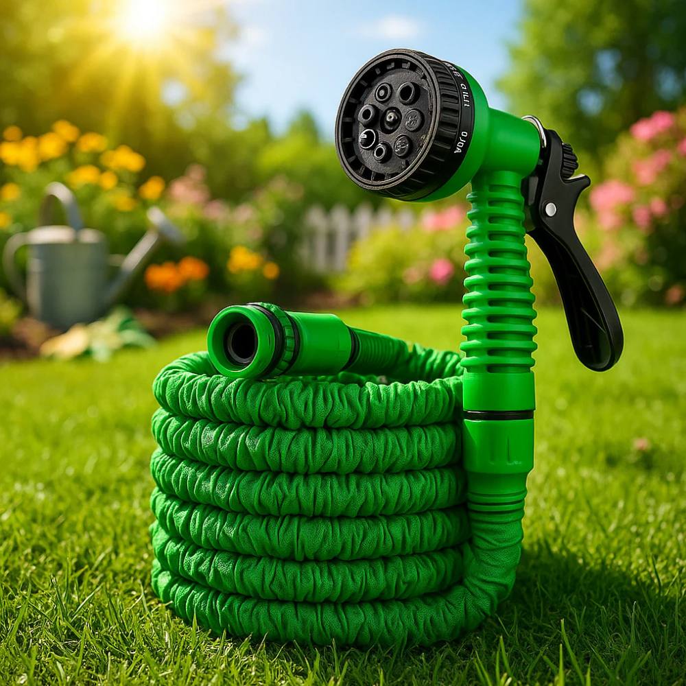 Expandable Garden Hose with 10 Spray Modes and Anti‑Leak Design