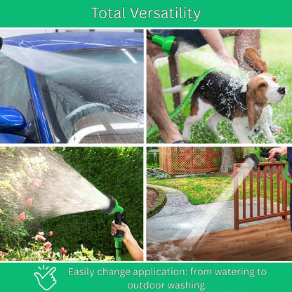 Expandable Garden Hose with 10 Spray Modes and Anti‑Leak Design