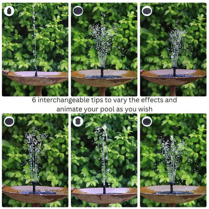 Mini Solar Water Fountain for Garden, Autonomous and Eco-Friendly