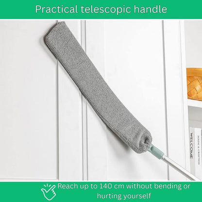 Telescopic Flat Duster for Hard-to-Reach Spaces