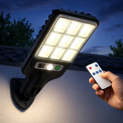 Solar Wall Light with Motion Sensor for Outdoor Eco Lighting