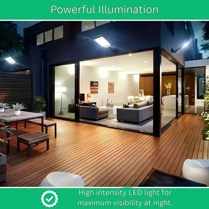 Solar Wall Light with Motion Sensor for Outdoor Eco Lighting