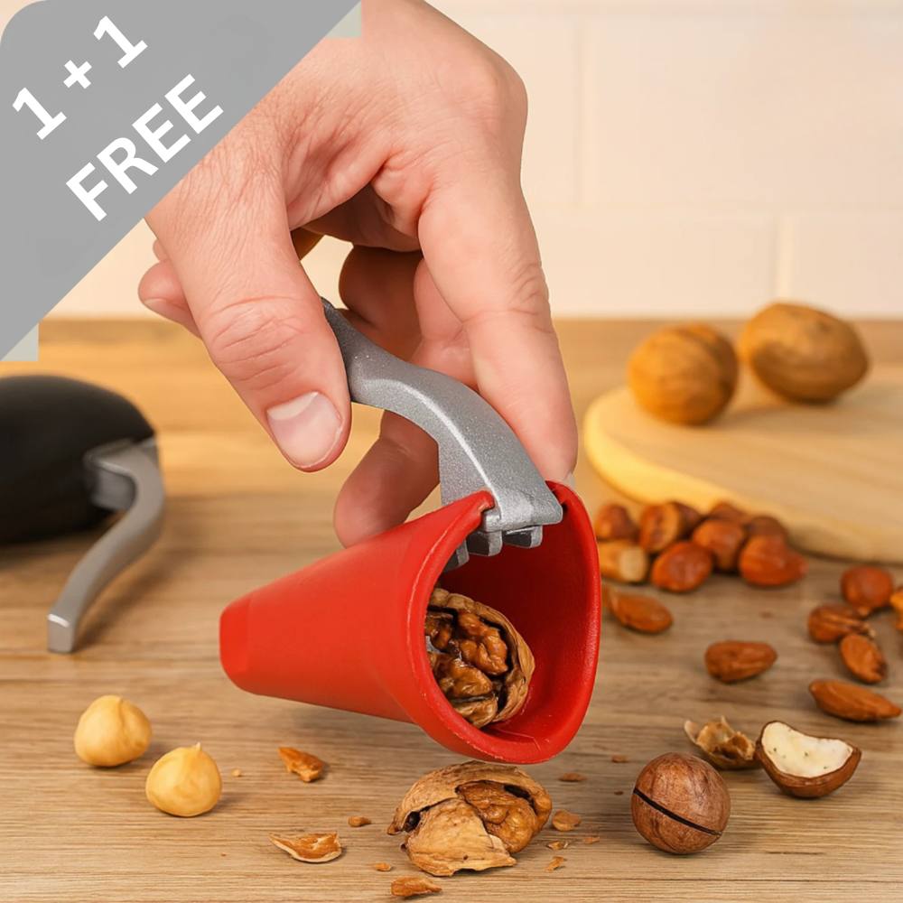 EasyGrip Lever Nut Cracker, Effortless Nut Opening
