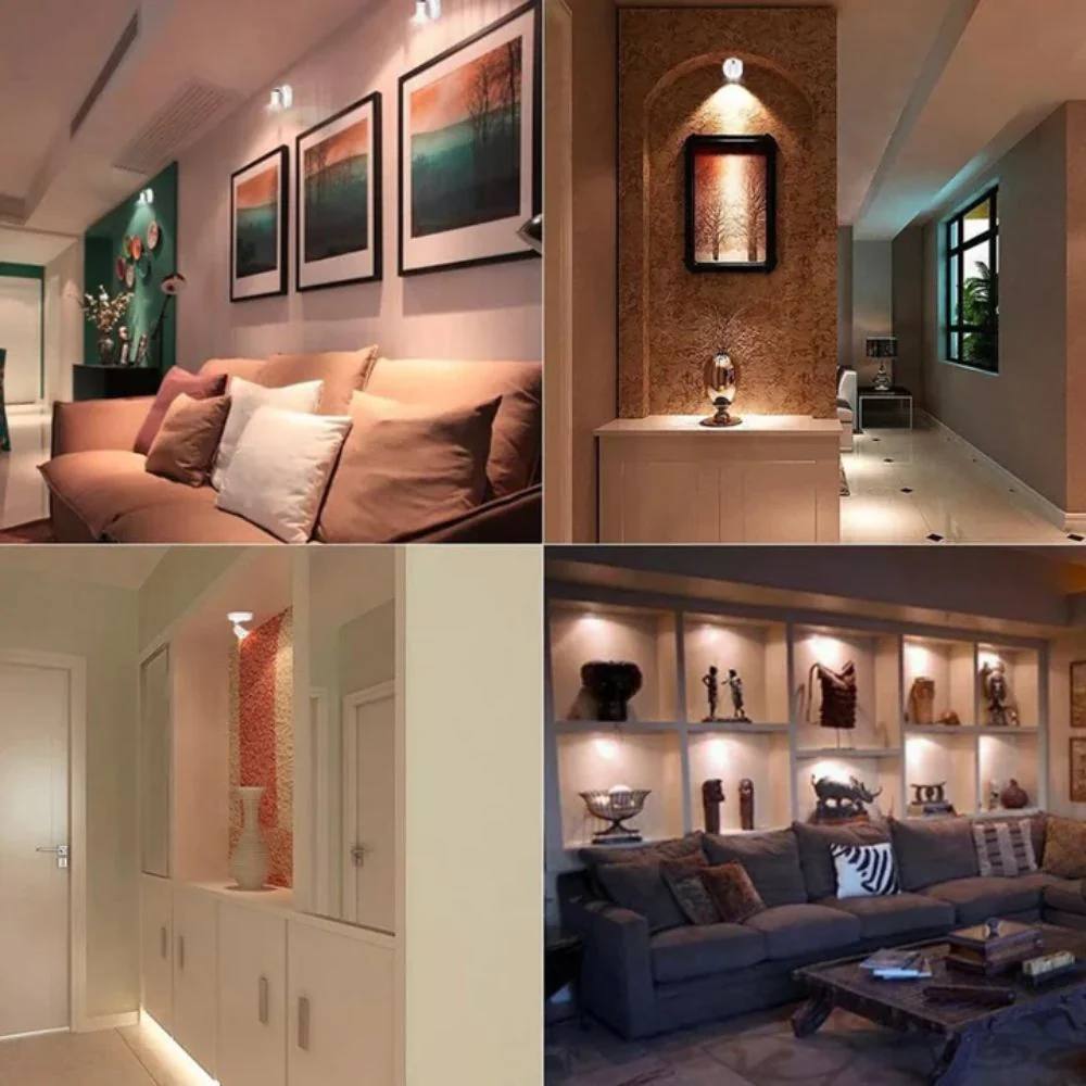 Wireless LED Spotlight for Warm Ambient Lighting