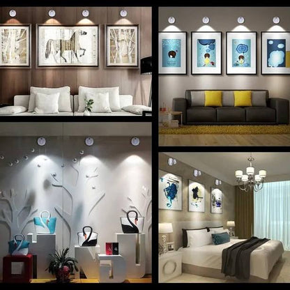 Wireless LED Spotlight for Warm Ambient Lighting