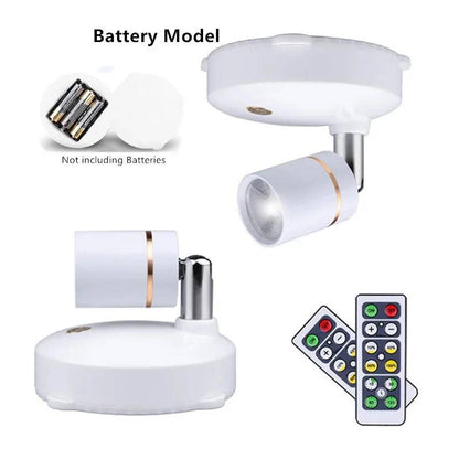 Wireless LED Spotlight for Warm Ambient Lighting