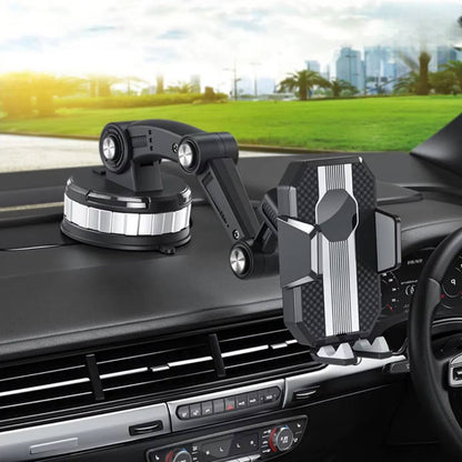 Universal Car Phone Mount with Strong Suction Cup and 360° Rotation