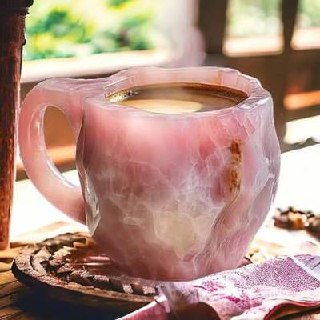 GlaceCup Handmade Mineral Crystal Glass Mug