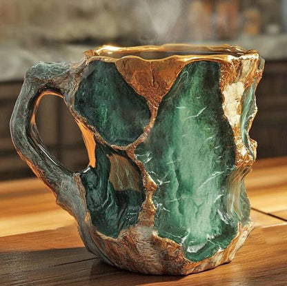 GlaceCup Handmade Mineral Crystal Glass Mug
