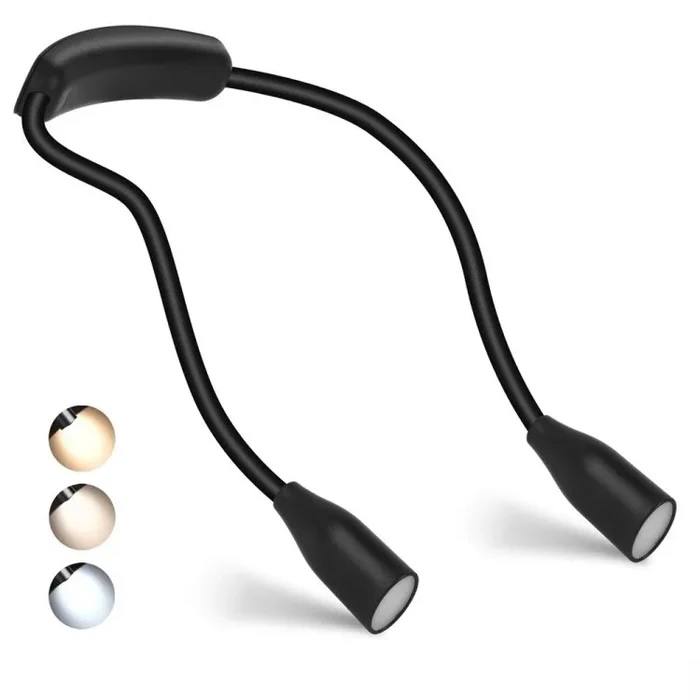 Flexible USB Rechargeable LED Neck Reading Light