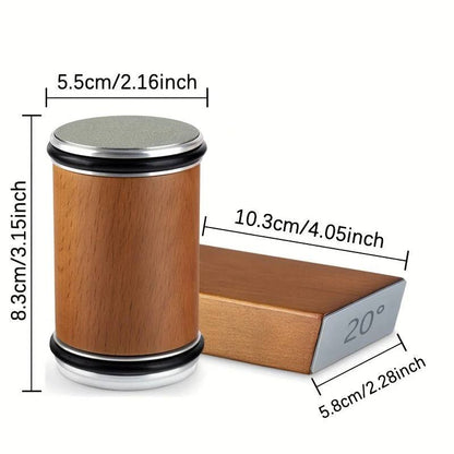 Diamond Sharpening Stone Set with Magnetic Holder, 15° and 20° Sharpening Angles for Knives and Tools