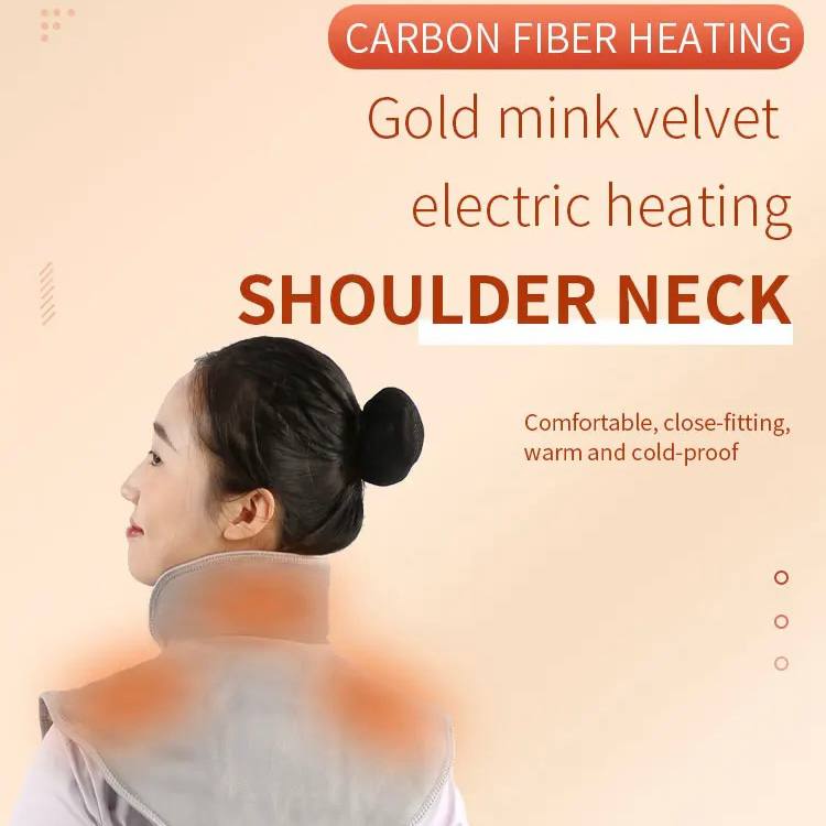 Heated Neck and Shoulder Wrap with 3 Heat Levels and Timer