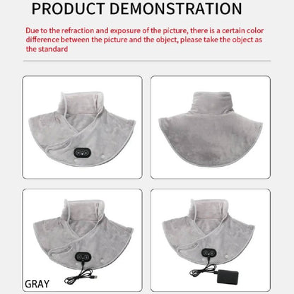 Heated Neck and Shoulder Wrap with 3 Heat Levels and Timer