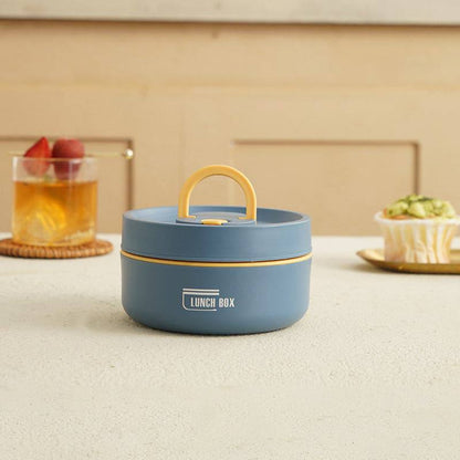 Portable Insulated Lunch Box with Silicone Seal for Warm Meals, 3 Piece