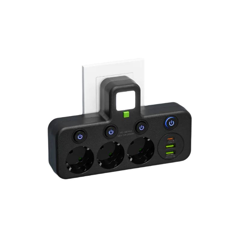 Smart Power Strip ProLine with 3-4 Outlets, 2 USB Ports, 1 USB-C Port, 2500W Surge Protection