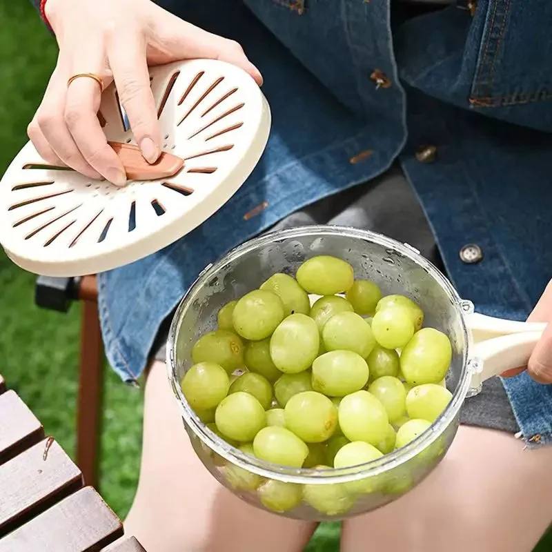 Multi-Purpose 2 in 1 Draining Bowl and Strainer
