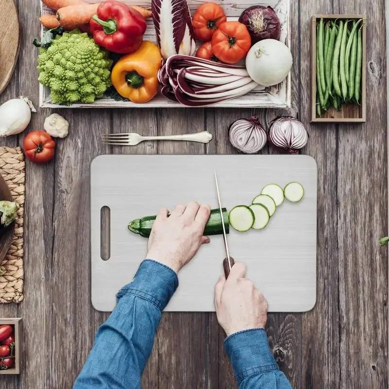 Titanium Cutting Board for Everyday Kitchen Food Preparation