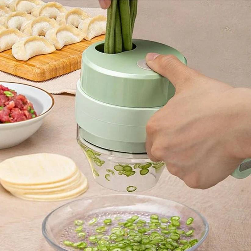 Electric Vegetable Slicer and Chopper for Fast Meal Prep