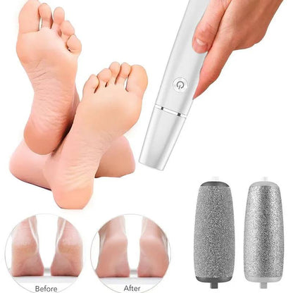 Electric Foot Callus Remover with LED Light and Adjustable Speeds