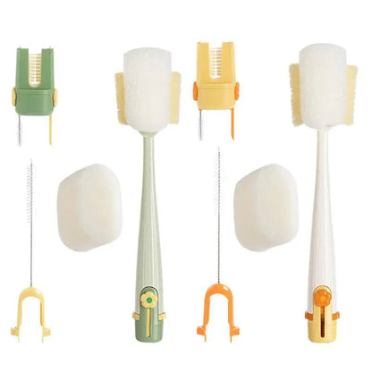 5 in 1 Bottle Cleaner, All-in-One Reusable Cleaning Brush Set