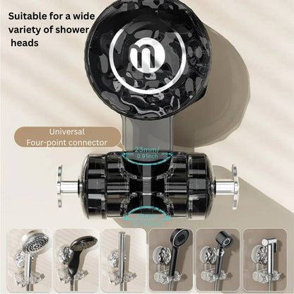 Adjustable Shower Head Holder with Suction Mount