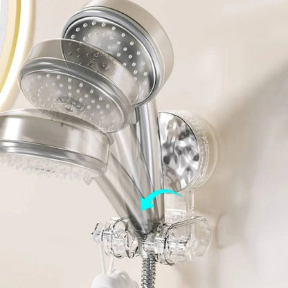 Adjustable Shower Head Holder with Suction Mount